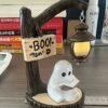 The Studious Spirit: "Reading Ghost" Night Light – Cute Halloween Desktop Decor