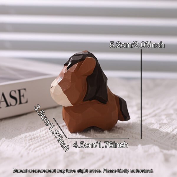 The Galloping Joy: Hand-Carved Wooden Pony Statue - Artisan Desktop Figurine & Thoughtful Gift
